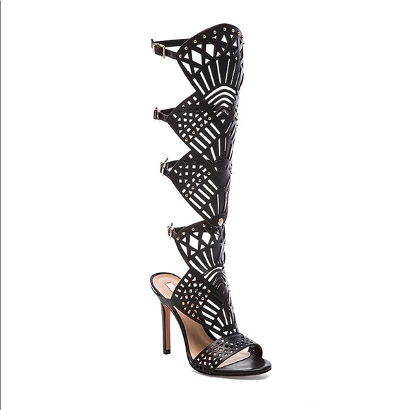SCHUTZ Shoes - SCHUTZ Brasiliana Convertible Laser-Cut Sandal.